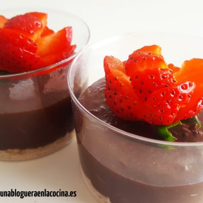 Mousse de Chcoolate con cereales