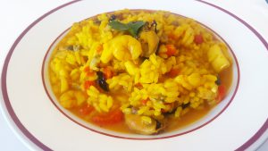 Arroz meloso con conservas 2