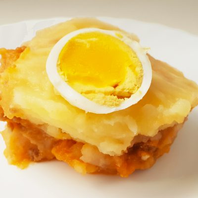 Pastel de patata con carne picada