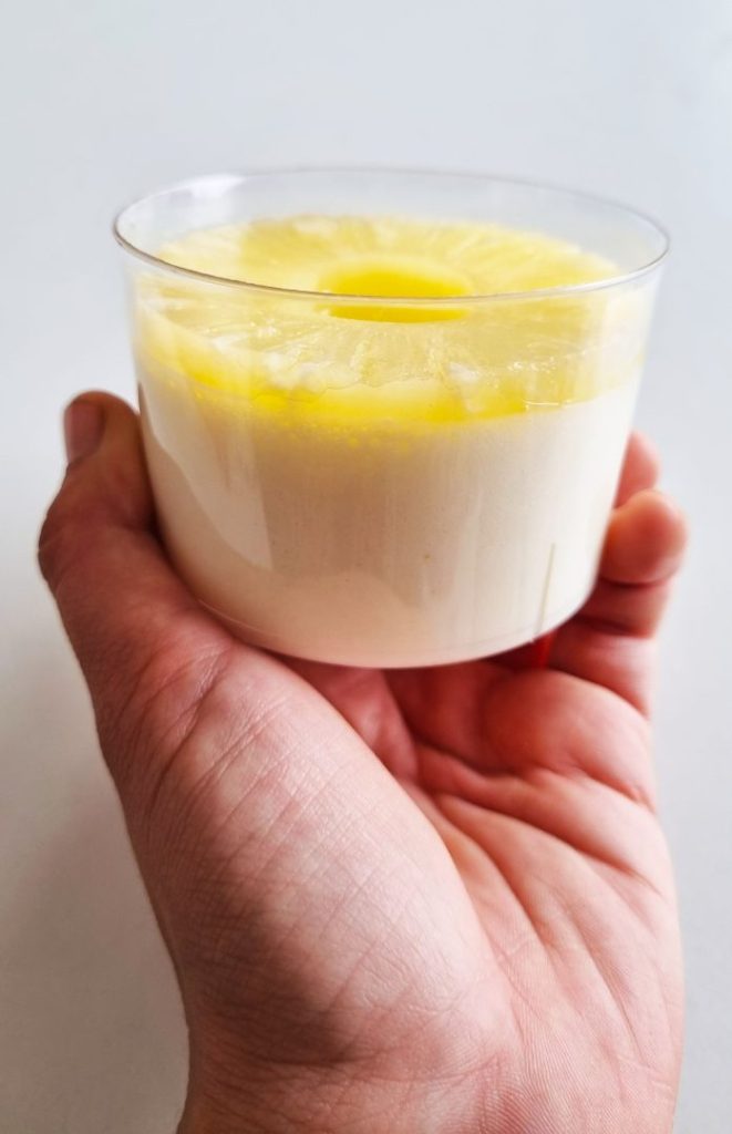 Mousse de piña light