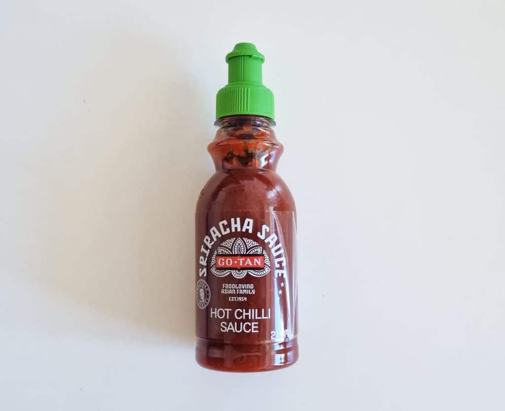 Receta con salsa Sriracha