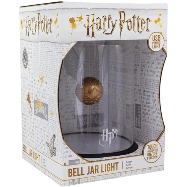 lampara de harry potter snitch dorada