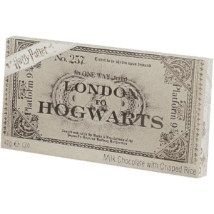 Ticket de chocolate de harry potter