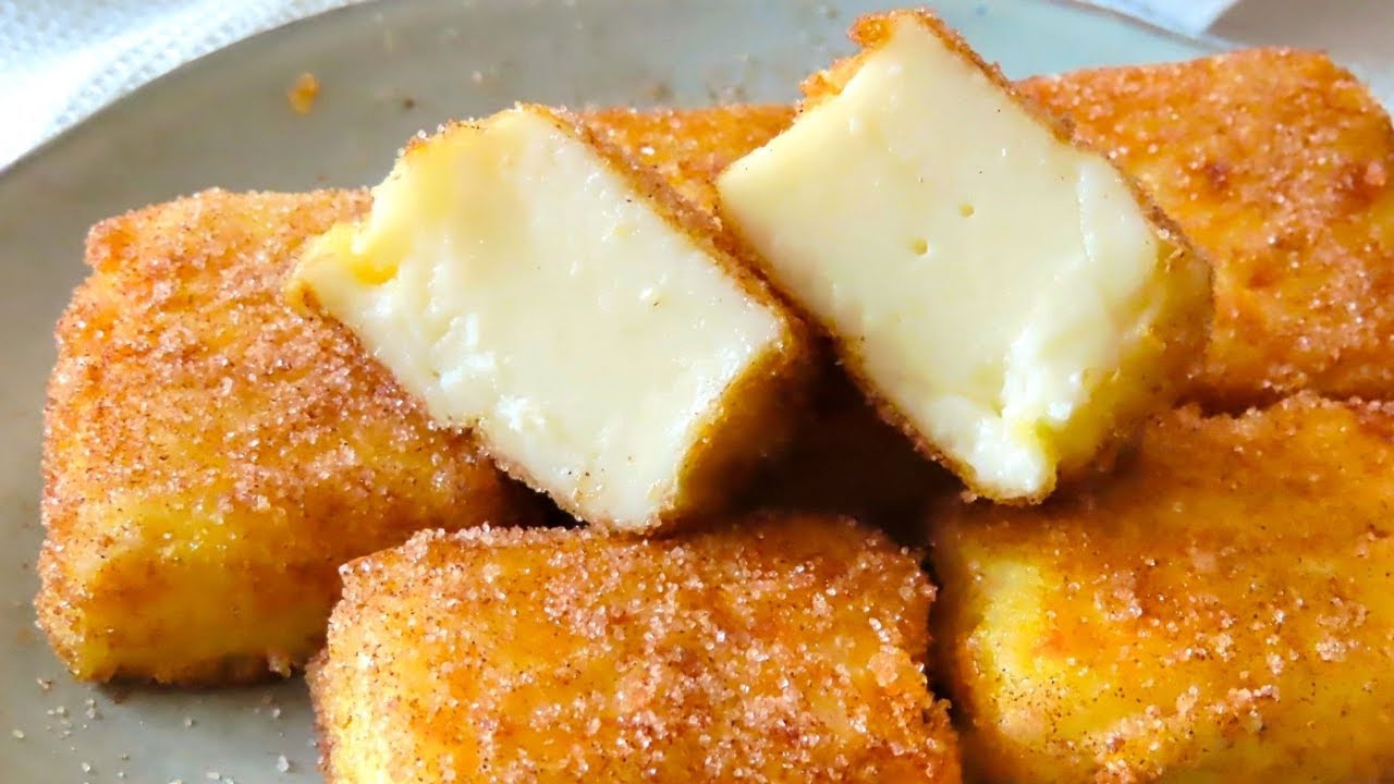 Leche frita. Receta fácil paso a paso