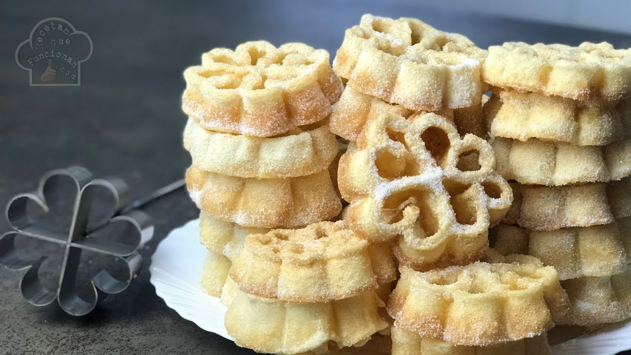 Tradicionales Flores fritas y crujientes
