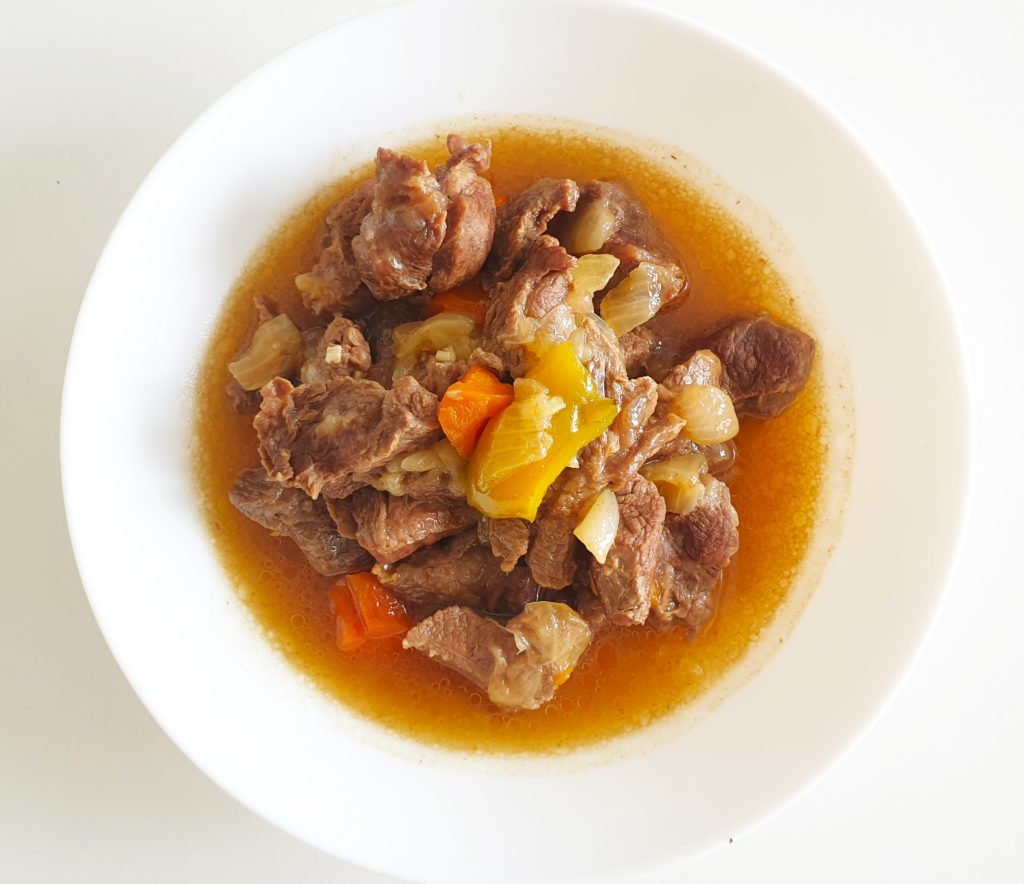 Receta guiso de ternera en olla rápida