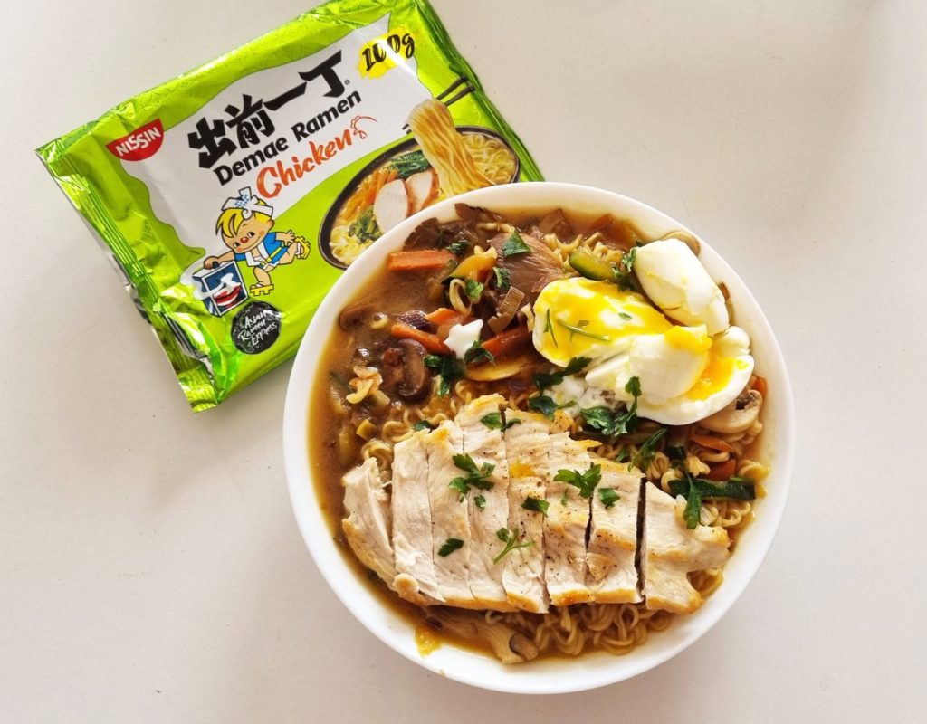 Receta Ramen casero con pollo