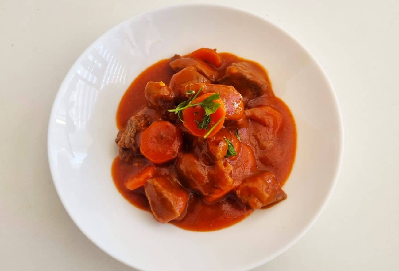 Ternera con tomate en la Crock Pot