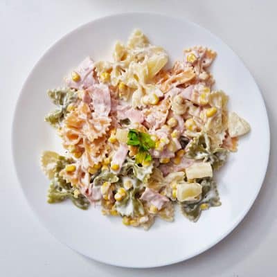 Ensalada de pasta con mayonesa