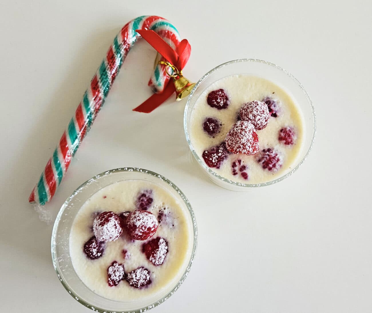 Panna cotta de coco y frambuesa