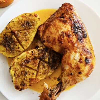 pollo asado con salsa butter chicken